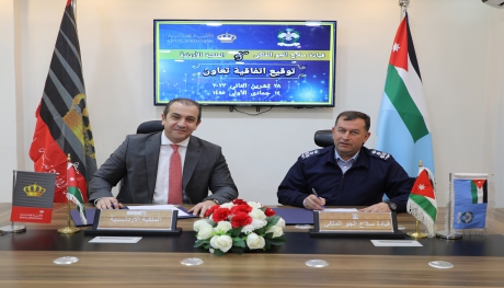 توقيع إتفاقية تعاون بين سلاح الجو الملكي والملكية الاردنية