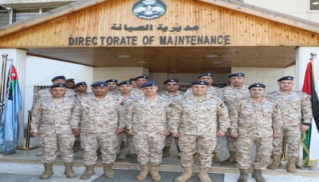 قائد سلاح الجو الملكي يزور مديرية الصيانة