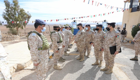 عطوفة قائد سلاح الجو الملكي يزور عدد من وحدات سلاح الجو الملكي