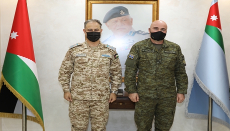 نائب رئيس أركان الدفاع لجمهورية كوسوفو يزور  قيادة سلاح الجو الملكي