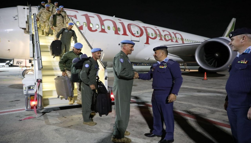 وحدة الطائرات العامودية الأردنية الكونغو/2 تغادر إلى أرض المهمة