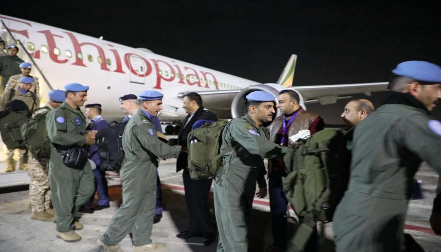 وحدة الطائرات العامودية الأردنية الكونغو/2 تغادر إلى أرض المهمة