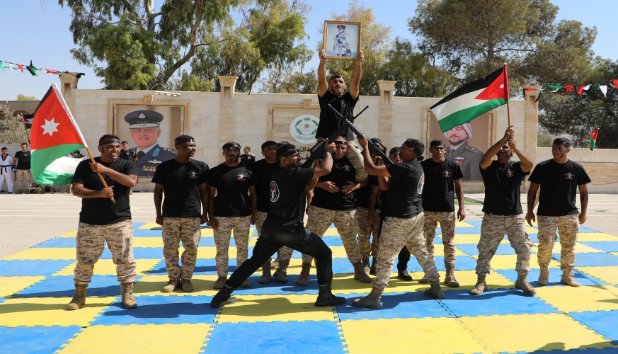 تخريج دورة لياقة المعركة في قيادة سلاح الجو الملكي